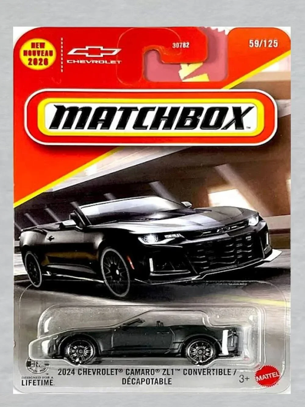 Matchbox 2024 Chevrolet Camaro ZL1 Convertible BLACK